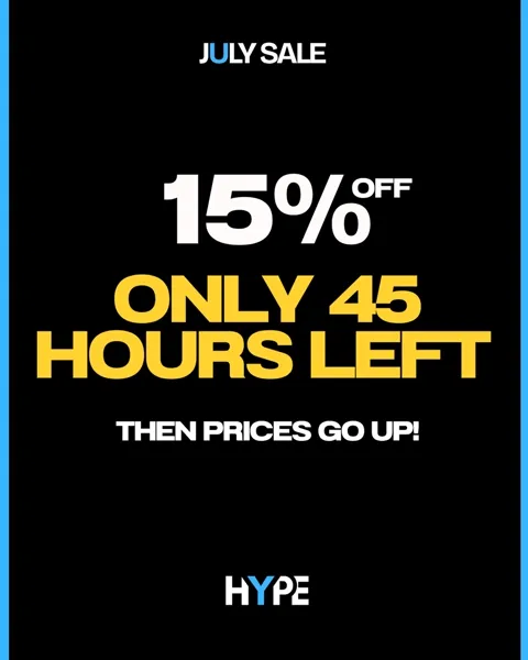 Only 45 hours left – HYPE 2026 offer – from the HYPE Dance Camp Instagram